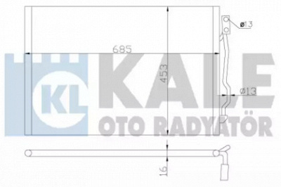 KALE OTO RADYATOR 343050 -  Конденсатор, кондиционер